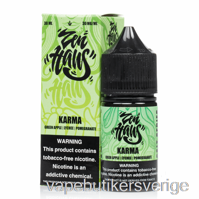 Vape Sverige Karma - Zen Haus Salter - 30ml 30mg